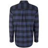 DRAKE Men's Autumn Indigo XL Check Plaid Flannel Shirt (DS1070-IXL)