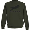DRAKE Men's Leaping Lab Crew Graphic Sweatshirt (DS1647)
