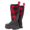 MUCK BOOT COMPANY Kid's Rugged II Black/Buffalo Plaid Boots (RG2-6PLD-RED)