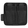 SAVIOR EQUIPMENT 2-Slot Obsidian Black Battery Holder with Hook Backing (SP-TNS-BATX2-BK)
