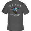 DRAKE Men's Retro Northern Shoveler Graphite Heather T-Shirt (DT9856-GPH)