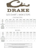 DRAKE Men's Americana Kayak Flag Cobblestone Light Heather T-Shirt (DT9872-CBT)