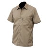 KITANICA Men's Lightweight Khaki Vented Short Sleeve Shirt (702-KHK)