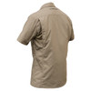 KITANICA Men's Lightweight Khaki Vented Short Sleeve Shirt (702-KHK)
