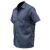 KITANICA Men's Lightweight Gray Vented Short Sleeve Shirt (702-GRY)