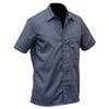 KITANICA Men's Lightweight Gray Vented Short Sleeve Shirt (702-GRY)