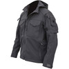 KITANICA Men's TACS SoftShell Gray Tactical Jacket (407-GRY)