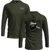 DRAKE The Graphic LS T Back Cap Mallard Deep Depths Dark Heather Hoodie (DT8910-DDD)