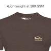 DRAKE Men's Old School Bar Chocolate Brown T-Shirt (DT9275-CBR)