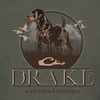 DRAKE Men's Standing Black Lab Deep Depths Dark Heather T-Shirt (DT9654-DDD)
