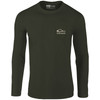 DRAKE Men's Retro Ringneck Deep Depths Dark Heather Long Sleeve T-Shirt (DT9810-DDD)