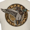 DRAKE Men's Circle Mallard Turtle Dove T-Shirt (DT9860-TDV)