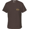 DRAKE Waterfowl Watercolor Mallard Chocolate Brown T-Shirt (DT9901-CBR)