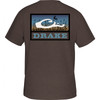 DRAKE Marsh Flight Chocolate Brown T-Shirt (DT9906-CBR)