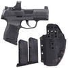 SIG SAUER P365 TACPAC Romeo-RS 9mm 3.1in 3x 10rd Mags Striker-Fired Pistol with Holster (365-9-BXR3-TACPAC-RS-10)