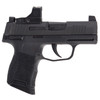 SIG SAUER P365 TACPAC Romeo-RS 9mm 3.1in 3x 10rd Mags Manual Safety Striker-Fired Pistol with Holster (365-9-BXR3-TACPAC-RS-MS-10)