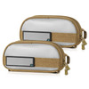 SAVIOR EQUIPMENT Pro Core 10 x 5in Dark FDE Pouch with Hook Backing Panel, 2-Pack (SP-PCORE10X5-2P-TN)