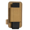 SAVIOR EQUIPMENT 1-Slot Dark FDE AR10 Magazine Holder with Hook Backing Panel (MP-TNS-AR10-TN)