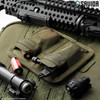 SAVIOR EQUIPMENT 2-Slot OD Green Battery Holder with Hook Backing (SP-TNS-BATX2-OG)