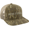 DRAKE Men's Non-Typical Flatbill Mossy Oak Bottomland Trucker Ball Cap (DNT0135-006)