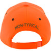 DRAKE Men's Non-Typical Five-Panel Blaze Orange Cap (DNT8104-BLZ)
