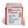 HORNADY V-Max 22 Cal .224 53Gr 100 Per Box Bullets (22265)