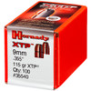 HORNADY 9mm 115Gr XTP Hollow Point 100Rd Box Bullets (35540)