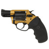 CHARTER ARMS Goldfinger 38 Special 2in 5rd Gold-Tone Black Revolver (53890)