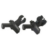 TROY 45 Degree Offset Black HK Front and Round Rear BattleSight Set (SSIG-45S-HRBT-00)