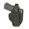 BLACKHAWK Nylon 3.75-4.5in Barrel Large Pistol Ambidextrous Size 05 Holster with Mag Pouch (40AM05BK)