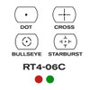 AIM SPORTS 1x33mm Dual Illuminated 4 Reticles Reflex Sight (RT4-06C)