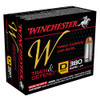 WINCHESTER W Train and Defend D 380 Auto 95Gr JHP 20/200 Handgun Ammo (W380D)