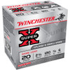 WINCHESTER Super-X 20ga 2.75in 6-Shot GamLoad 25rd Box Shotgun Shells (XU206)