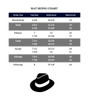 CONNER HATS Steampunk Black Wool Top Hat (C1057-BLK)