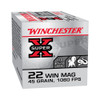 WINCHESTER AMMO Super-X 22 Magnum 45Gr Jacketed Hollow Point Ammo (X22MSUB)