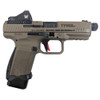CANIK TP9 Elite Combat 9mm 4.78in 15rd FDE Pistol with Vortex Viper Red Dot Sight (HG4617DV-N)