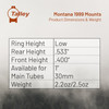 TALLEY Winchester 70 30mm Low Rings Black Scope Mount (730702)