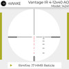 HAWKE Vantange AO IR 4-12x40mm 1in Riflescope (14241)
