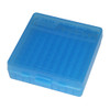 MTM CASE-GARD P-100 Series 100rd Clear Blued Small Handgun Ammo Box (P100924)