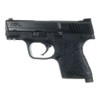 TALON GRIPS for Smith & Wesson M&P Compact 9mm/.357/.40 Small Backstrap in Black Rubber (704R)
