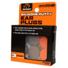 WALKER'S Silicon Orange/Flat Dark Earth 3-Pack Putty Ear Plug (GWP-SILPLG-OFDE)