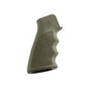 HOGUE AR15/M16 OD Green OverMolded Grip with Finger Grooves (15001)