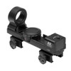 NCSTAR 1x25 Red/Green Dot Reflex Sight with Weaver and 3/8in Dovetail Base (DAB)