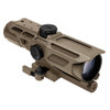 NCSTAR Vism By Ncstar Mark III Tactical Gen3 3-9x40 Mil Dot Red/Blue IR Tan Scope (VSTM3940GV3T)