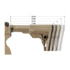 UTG PRO AR15 Ops Ready S4 Mil-Spec FDE Stock Kit (RBUS4DM)