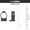 WARNE Tikka 1in Fixed High Matte Rings (2TM)