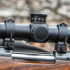 WARNE CZ 550 1in Fixed Medium Matte Rings (1BM)