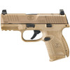 FN AMERICA FN 509 Compact MRD NMS 9mm 3.7in 12rd/15rd FDE Pistol (66-100574)