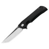 BESTECH KNIVES Paladin 3.54in D2 Black Stonewash/Satin Blade Black G10 Folding Knife (BG16A-2)