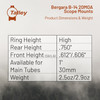 TALLEY 30mm Rem 700/721/722/725/40X Short Action 20 MOA High Mounting Rings (750700SM)